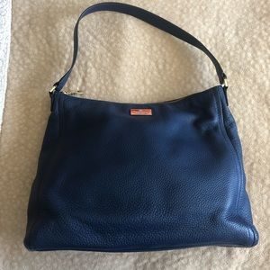 kate spade highland place bria handbag in navy